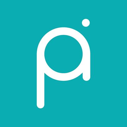 The Project PAI Coin logo on a solid turquoise background.