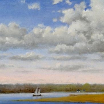 Accabonac Harbor painting