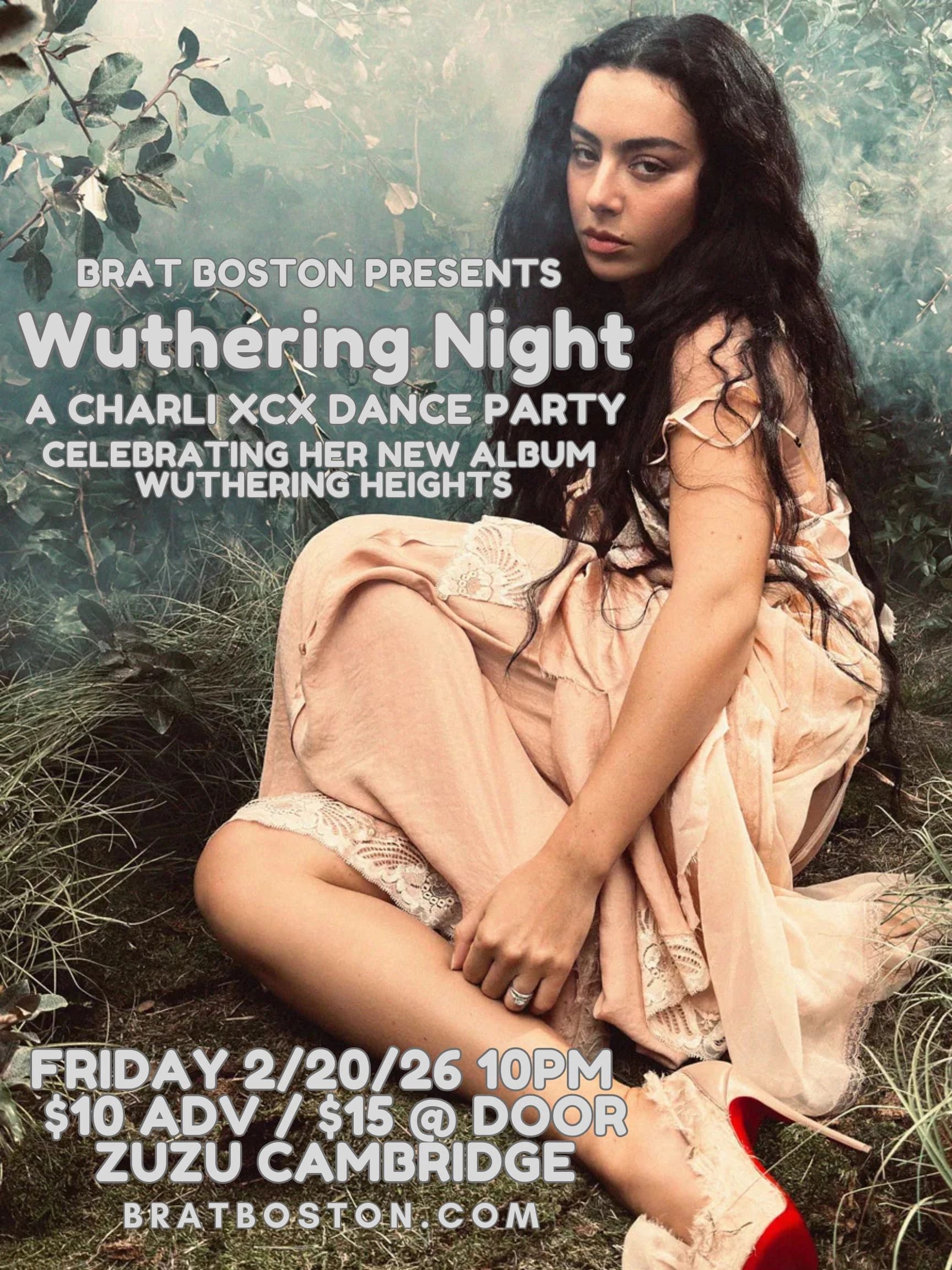 Charli xcx Boston brat dance party with dj stenny wuthering heights new album
