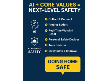 AI + Core Values = Next-Level Safety. Going Home Safe.