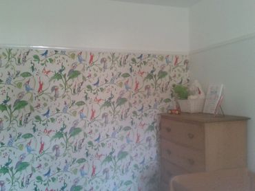 Wallpapering by Paul Jull professional Painter and decorator 