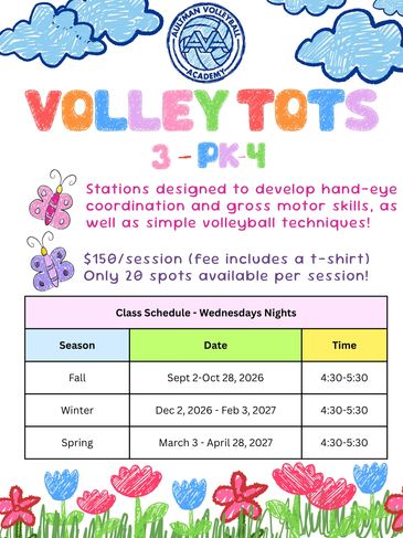 volleyball classes for kids in West Monroe