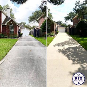 Driveway Pressure Washing Service