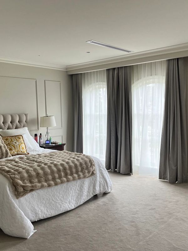 curtians draps and sheer curtains, hilden track with palment,