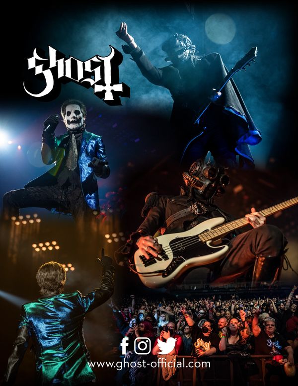 Rock On Magazine - Ghost Poster