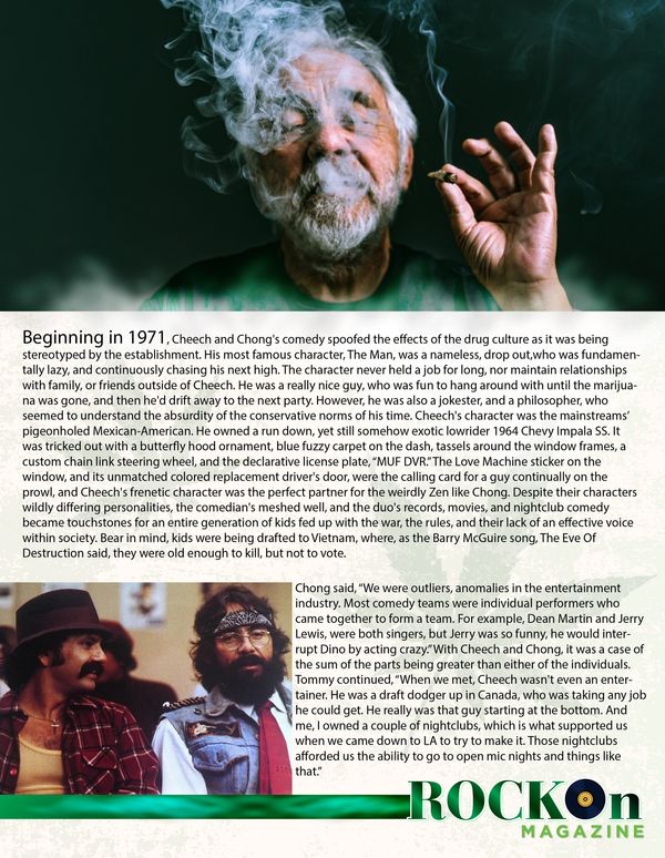 Rock On Magazine - In the Greenhouse with Tommy Chong Page 2