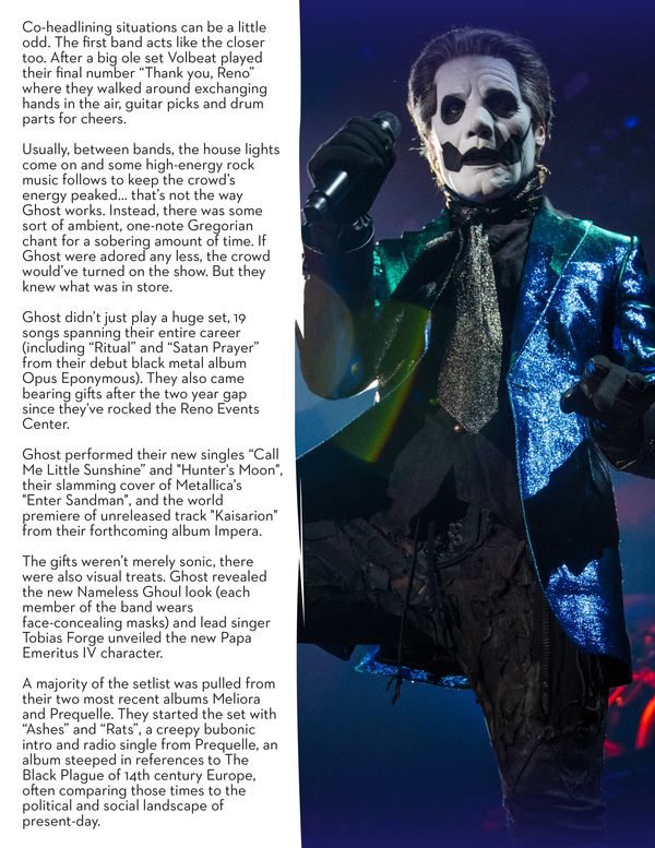 Rock On Magazine - Ghost Reno 3
