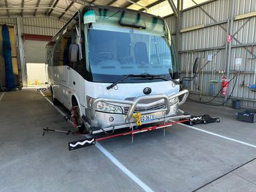 Bus Wheel alignment