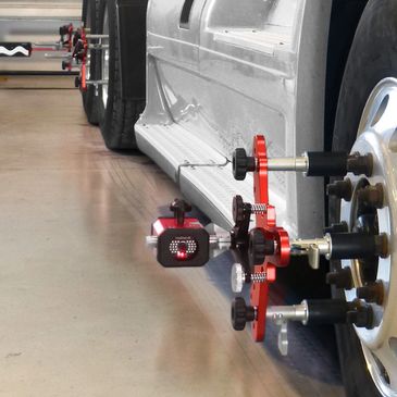 Truck Laser wheel alignment