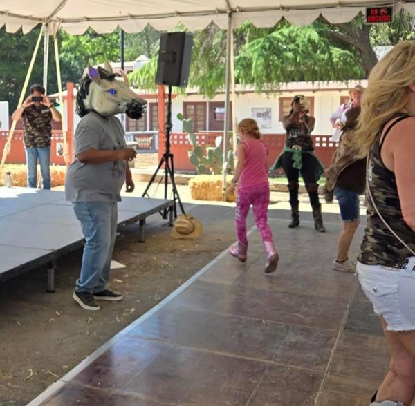 SCV gets a surprise visit from Country Line Dance DJ and everything music Mr. Elektrohorse