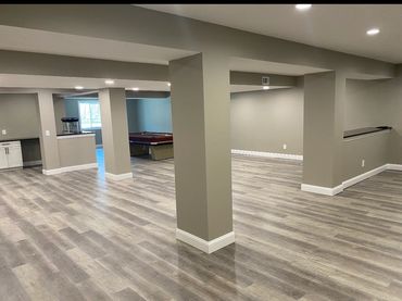 Remodeled basement