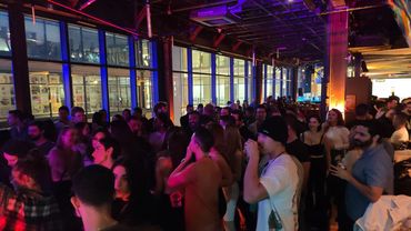 Crowd at WHINO in Arlington, VA for Nocturnal.