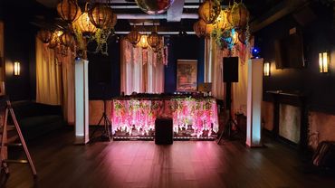 Final Setup before guests arrive for YEMAYA at Provision No 14 in Washington, DC