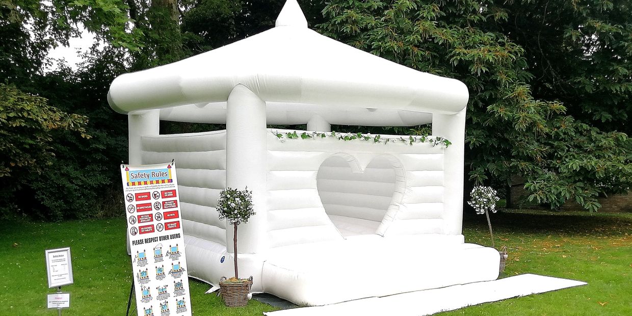 Wedding bouncy castle