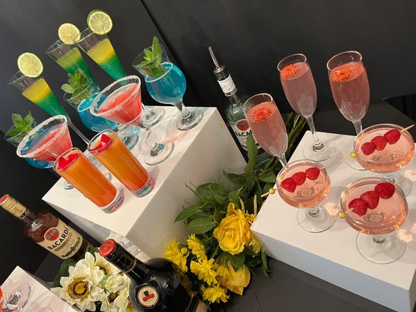 Cocktails 6 saveurs différentes