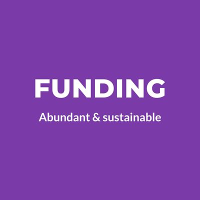 Funding: Abundant & sustainable