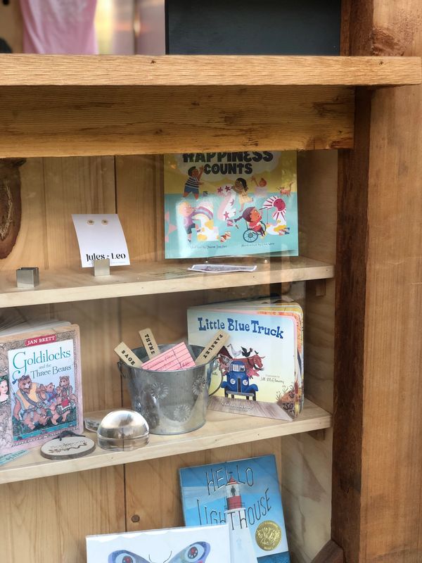 Photo of book on the shelf at Bookworm Gardens