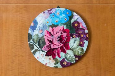 Julia Gorman contemporary art MCA Sydney the forties flowers axminster painting