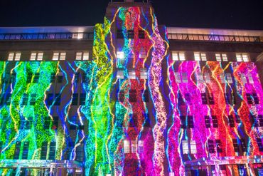 Julia Gorman VIVID Sydney light colour Museum of Contemporary Art Circular Key contemporary art