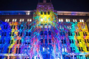 Julia Gorman VIVID Sydney light colour Museum of Contemporary Art Circular Key contemporary art