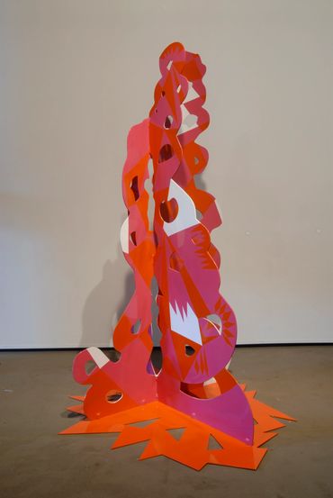 Julia Gorman contemporary art sculpture aluminium colour Artspace Sydney