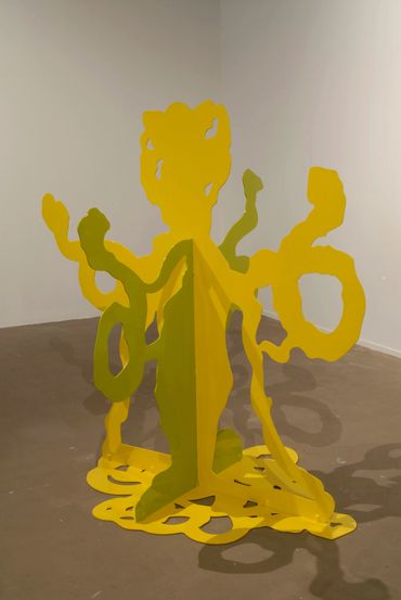 Julia Gorman contemporary art sculpture aluminium colour Artspace Sydney