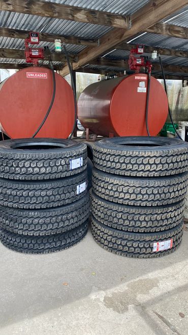 Running on new tires.