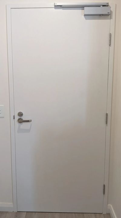 Fire rated single door