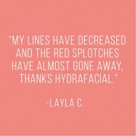 TESTIMONIAL FOR HYDRAFACIAL
