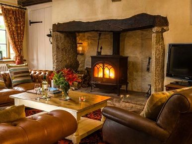 Nice and warm Fireplace