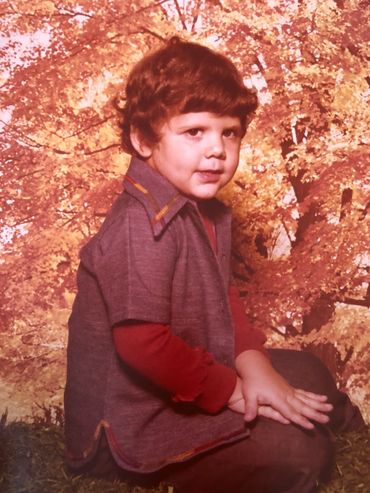Michelle Haseltine in her third grade class picture.
