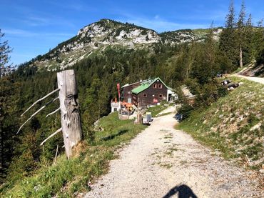 Steyrerhütte, auf dem Weg zum Kasberg
