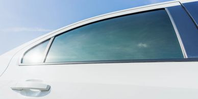 Car window with quality tint