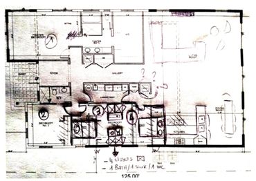 Sketching for 108 Dildo 6th ter, Venetian island, 2012, my first architectural project in MIAMI.