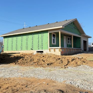 New construction roofing and exterior project in Johnson County, KS.