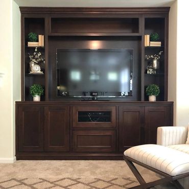 custom-built-in entertainment unit