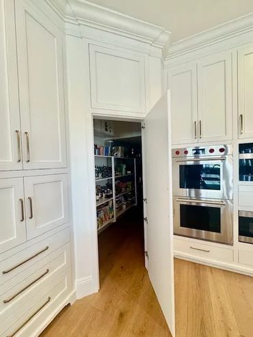 custom kitchen with pantry room