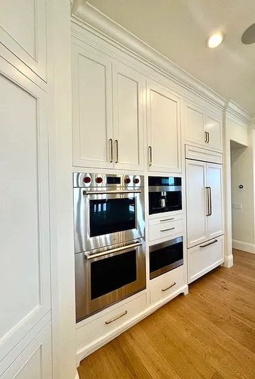 custom white kitchen cabinetry