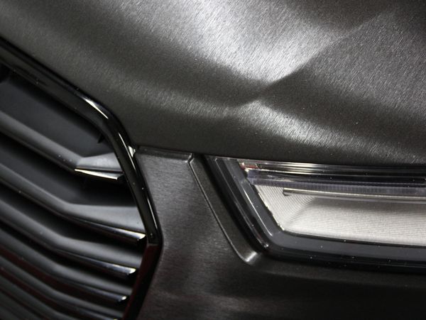 2017 Audi A6 Wrapped in 3M 2080 Brushed Black Metallic Vinyl Wrap 
