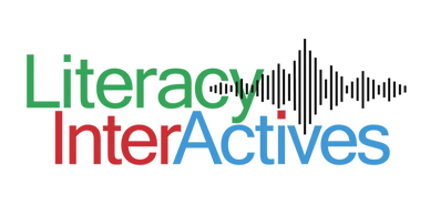 Logo Design for Literacy Interactives, a not-for-profit promoting literacy using all forms of media