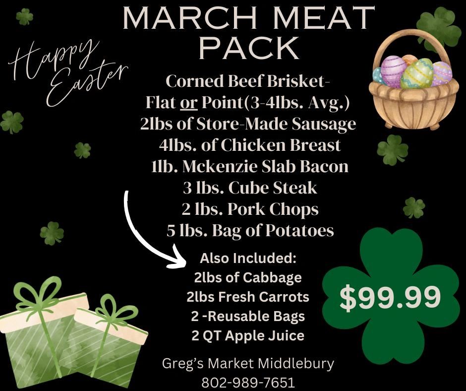 March Special, St pattys day, Easter special