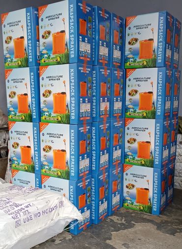 Agriculture Sprayer 20 L box,
Knapsack Sprayer,
Powered by Amaron 12v 7Ah