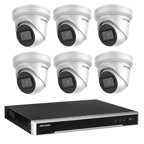 White Hikvision Security Camera installation in Markham