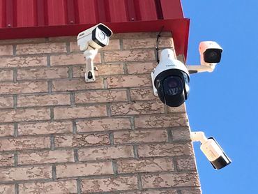 PTZ and bullet camera installation in manufacture in Toronto