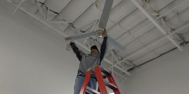 Ceiling Fan or Light Cleaning