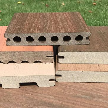 Different types of composite decking choices, colors, manufacturer, textures