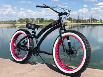 Beach Cruiser Bicycle , Fat Tire Bike, Sikk Bicycles, Bicycle 