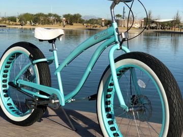Beach Cruiser Bicycle , Fat Tire Bike, Sikk Bicycles, Bicycle 
