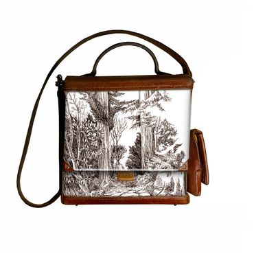 Stowe Lake Path drawn with sepia ink and quill open. I drew this next to the waterfall. This is loca