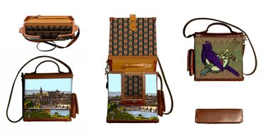 Cordoba Spain and Zyriab holding a lute and fork. Zyriab was considered the greatest inventor of the